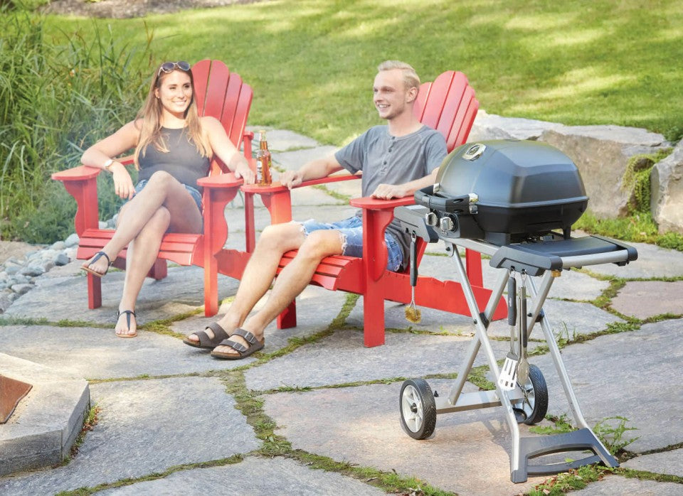 Barbecue à gaz Napoleon TravelQᴹᴰ PRO285X avec chariot pliable