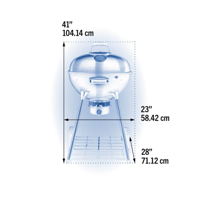 Barbecue charbon à couvercle Napoléon Kettle Premium 57 cm